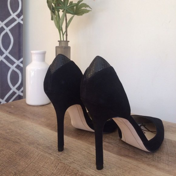 SAM EDELMAN Telsa D'Orsay Suede Pumps, 10.5 - Picture 5 of 10